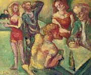Emile Bernard Au cabaret Germany oil painting artist